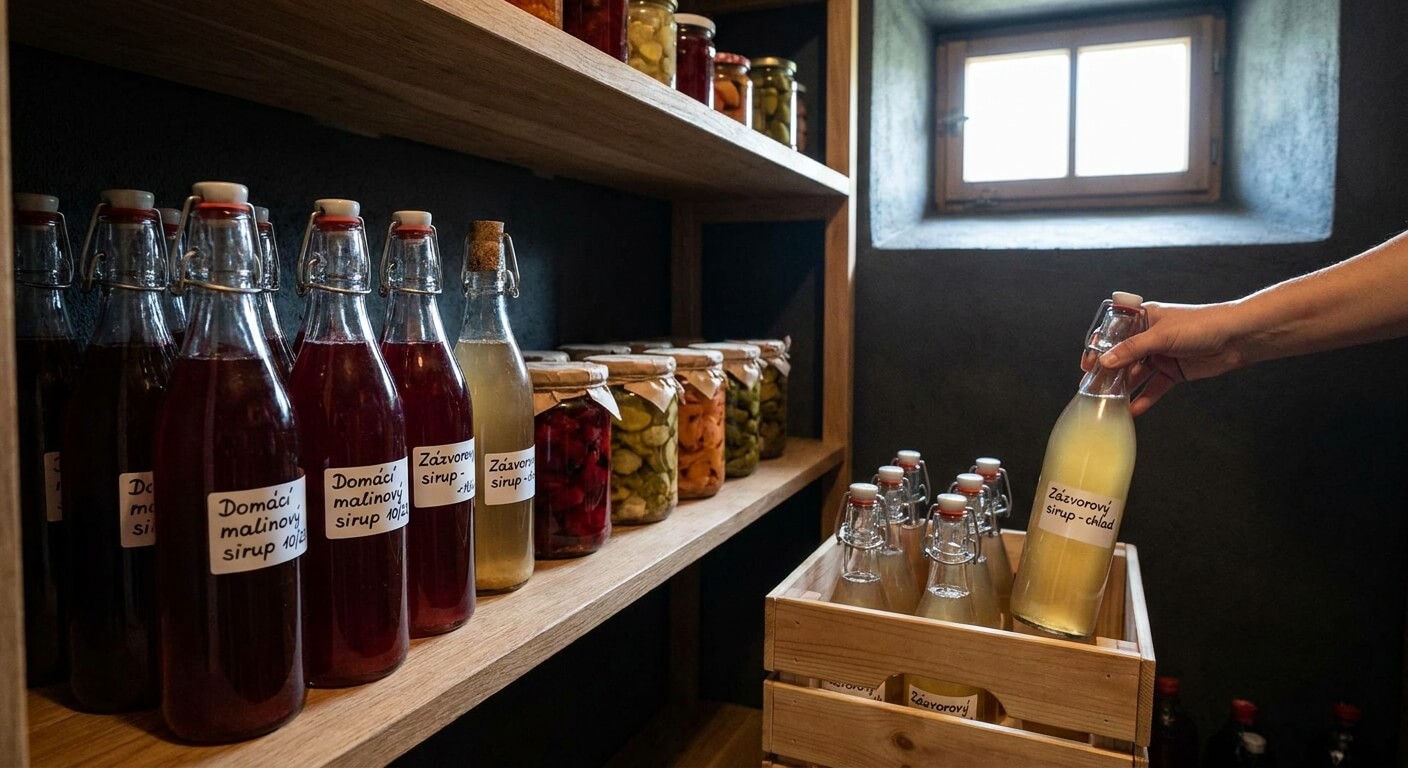 Jak správně skladovat domácí sirup